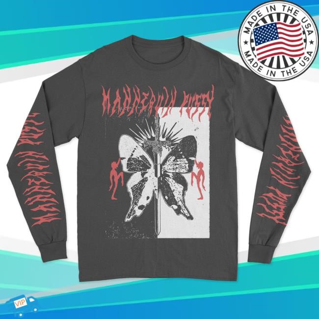 Butterfly Band LS Tee — Mannequin Pussy Festival Fit