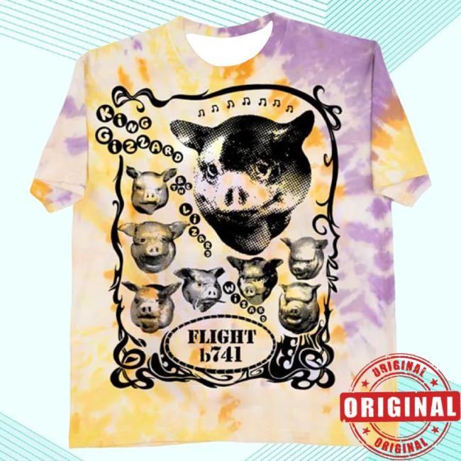 Official Doom Records Merch Store Shop King Gizzard and The Lizard Wizard Pig Tie Dye Tees