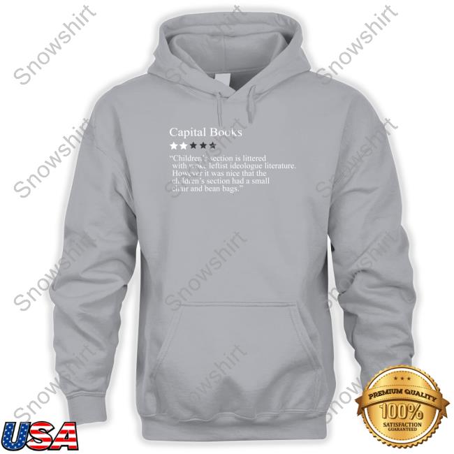 2 Stars For Woke Leftist Literature Capital Books Hoodie