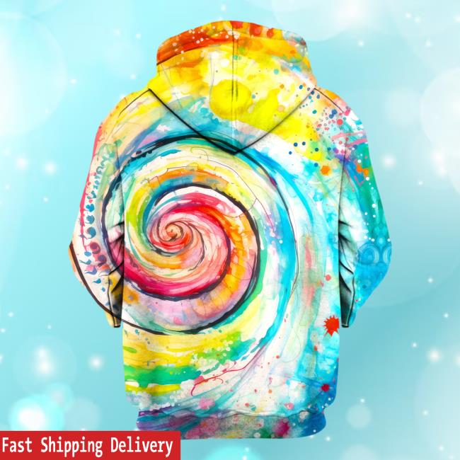 Iedm Clothing Water Color Swirl Unisex Sweatshirt Edm Apparel Water Color Swirl Unisex Crew neck Sweatshirt