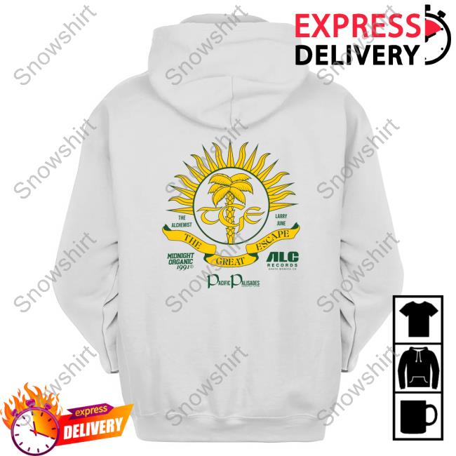 The Alchemist The Great Escape Larry June Tee Shirt The Alchemist The Great Escape Larry June Hoodie