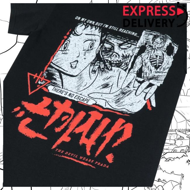 The Devil Wears Prada Merch Black Anime Top Shirt