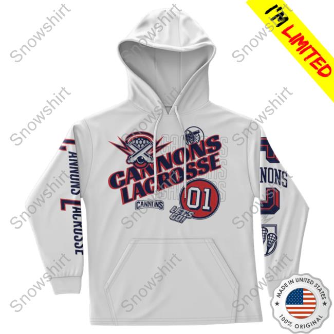 Official Premier Lacrosse League Shop Cannons All Over Print Hoodie