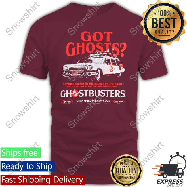 Official Halloween Ghostbusters Shirt Halloween Ghostbusters Limited Edition Tee Shirt