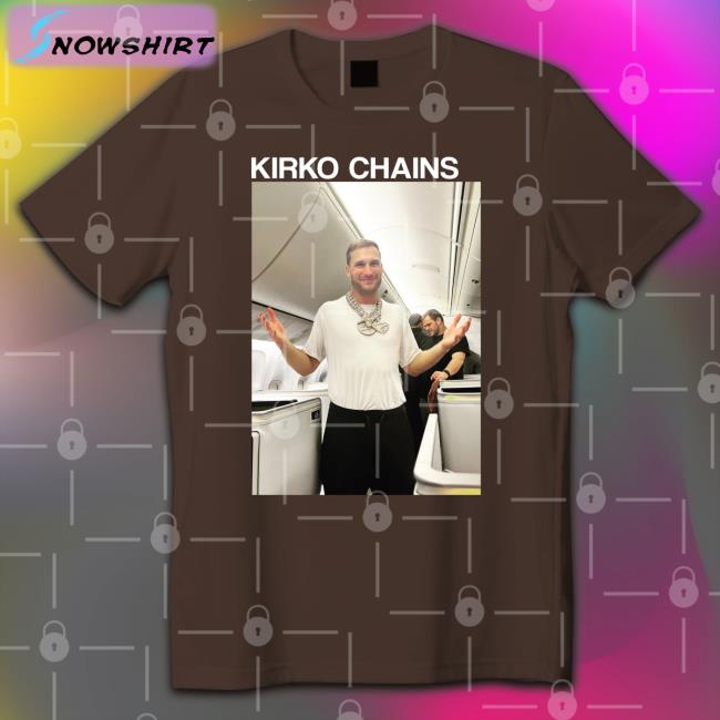 Kirko Chains Shirt Barstool Sports Store Kirk Cousins Barstool Sports Store Kirk Cousins Kirko Chains Tee