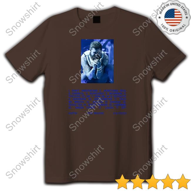 Official Post Malone Merch Tracklist Crewneck Official Post Malone Merch Tracklist Crewneck