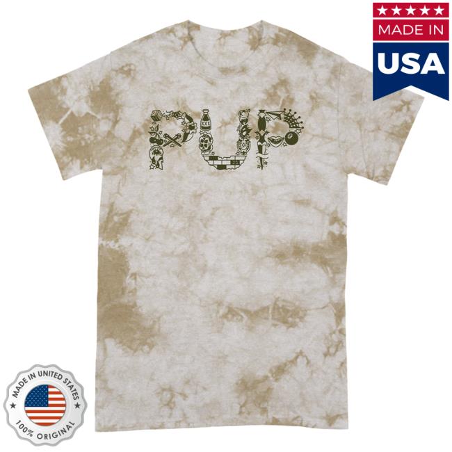 Official Pup The Band Merch Flash Logo Tie Dye T-Shirt