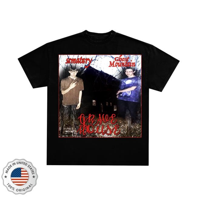 Grave House Alt Artwork Shirt – Haunted Mound Merch