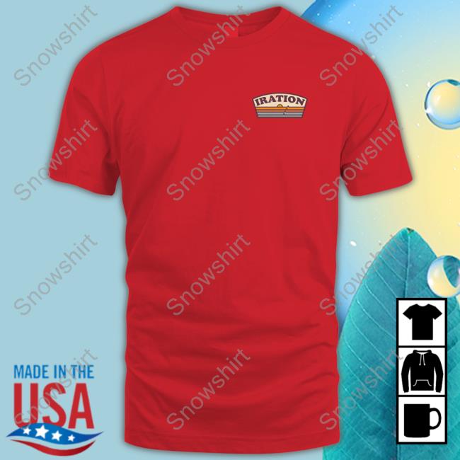 Official Iration Merch Store Vintage Sunset Crewneck Sweatshirt Iration Music Vintage Sunset Tee Iration Music