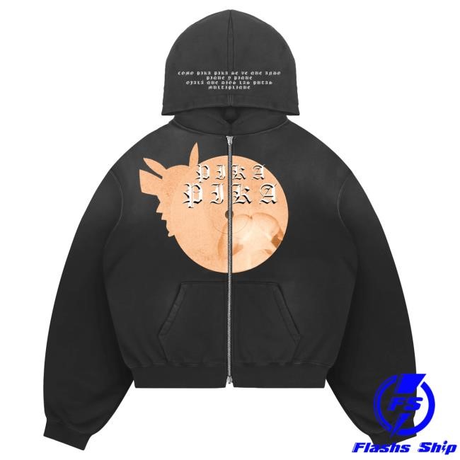 Official Fuerza Regida Merch Shop Fuerza Regida Pika Pika Sweater - Yellow