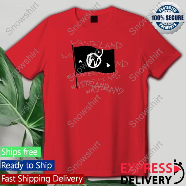 Brent Faiyaz Wasteland Black Flag Shirt Wasteland Black Flag Tee