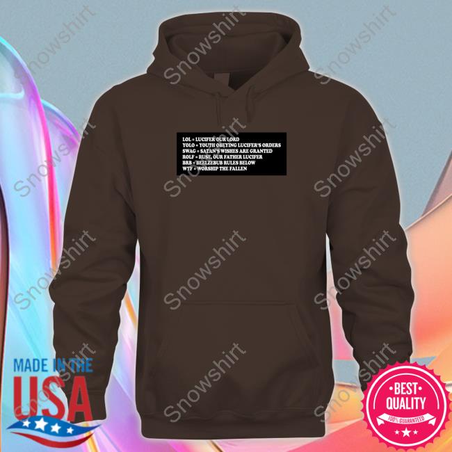Shirts That Go Hard Lol Yolo Swag Rofl Brb Wtf Hoodie Shirtsthtgohard