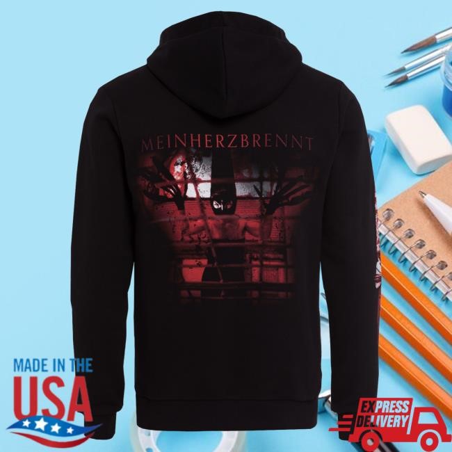 Official Rammstein Merch Store Rammstein Pullover Hoodie ”Mein Herz brennt”