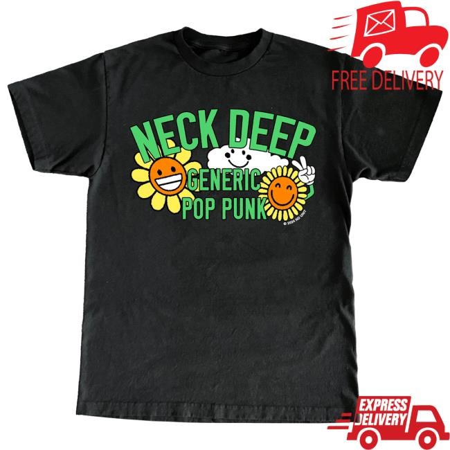 Official Neck Deep Merch Store Generic Pop Punk: The Flower New Shirt