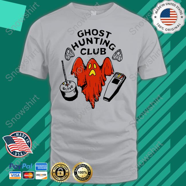 Ghost Hunting Club Tee Shirt Ghost Hunting Club Tee Shirt