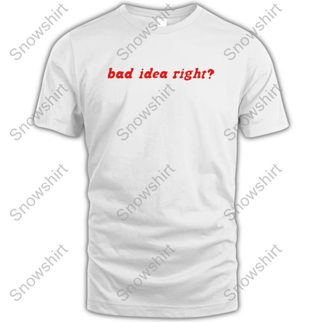 Olivia Rodrigo Merch Bad Idea Right White Long Sleeve Tee