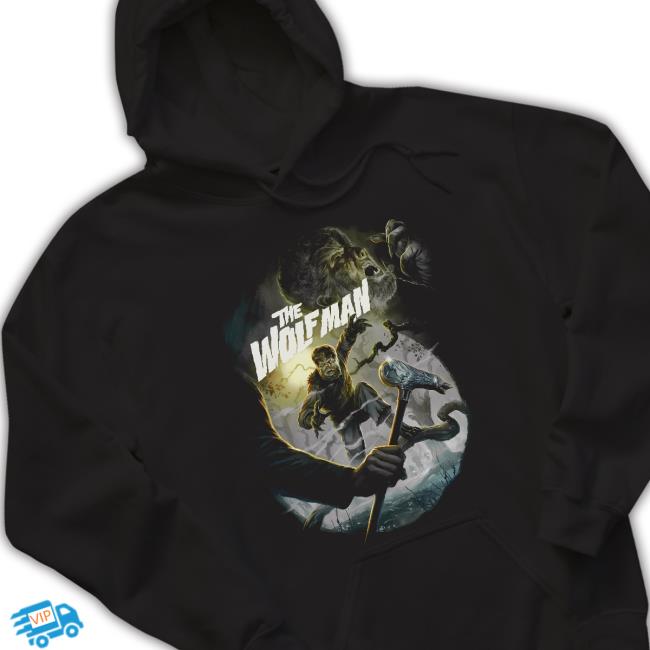 Official The Wolf Man Hoodie Official The Wolf Man Crewneck Sweatshirt