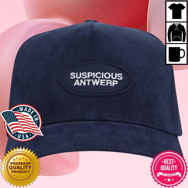 The Essentials Corduroy Cap - Navy | Suspicious Antwerp Official Store