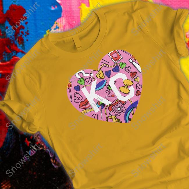 Official Charlie Hustle Merch Kate Cosentino Art As Mentorship Kc Heart Shirt