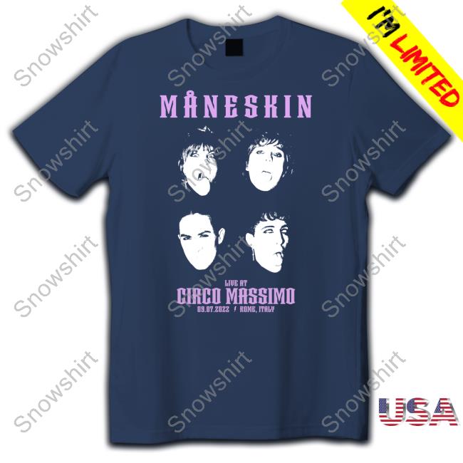 Official Maneskin Merch Maneskin Faces Tour Circo Massimo 2022 Fashion Clothes