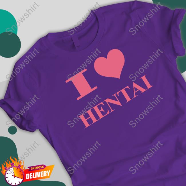 Hard Drive HardDriveMag I Love Hentai Shirt I Love Hentai Tee Hard Drive