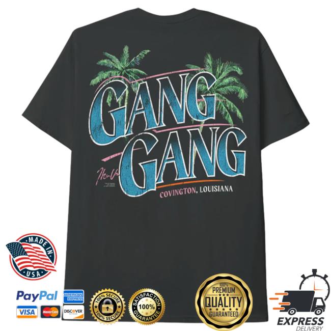 Official Theo Von Merch Store Gang Gang Palm Tree Popover Shirt TheoVon Shop Official Theo Von Merch Store Gang Gang Palm Tree Hot Shirt TheoVon Shop