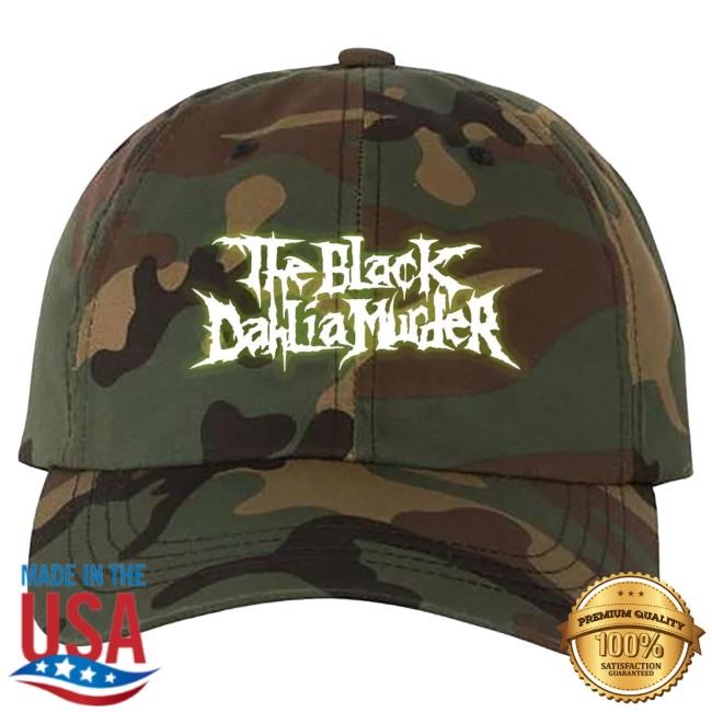 Official Night Shift Merch Store Shop The Black Dahlia Murder - Camo Logo Cap Nightshift Merch