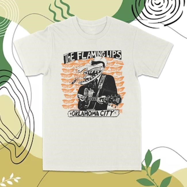 Official The Flaming Lips Merch Shop Honest Cowboy OKC New T-Shirt