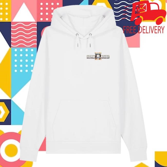 2026 Scene Ready Space Marine 2 Eternal Service White Hoodie