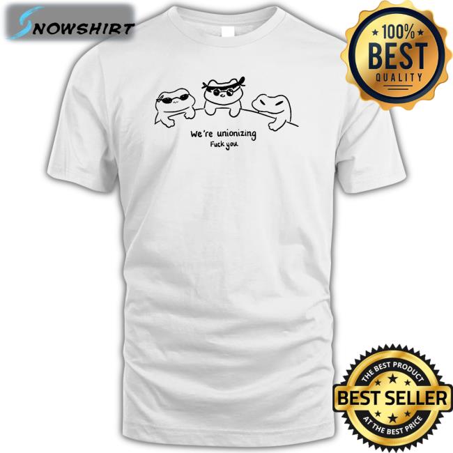 Grovy We're Unionizing Fuck You Long Sleeve T Shirt Grovymango