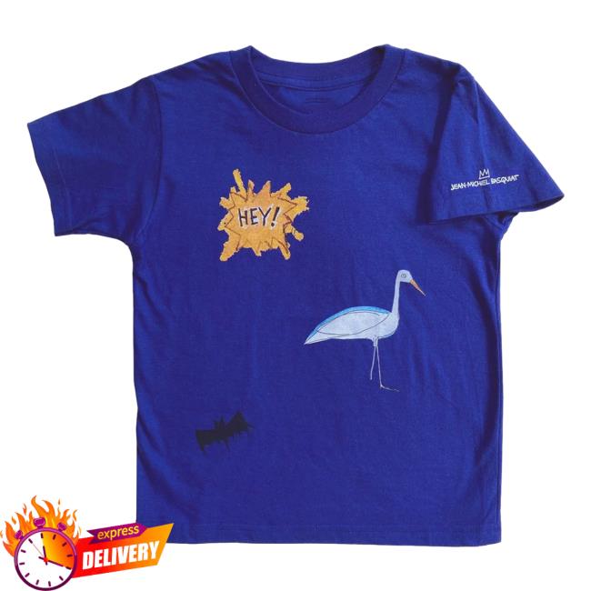 Official The Brant Foundation x Rome Pays Off Jean-Michel Basquiat Stork New Shirt BrantFoundation