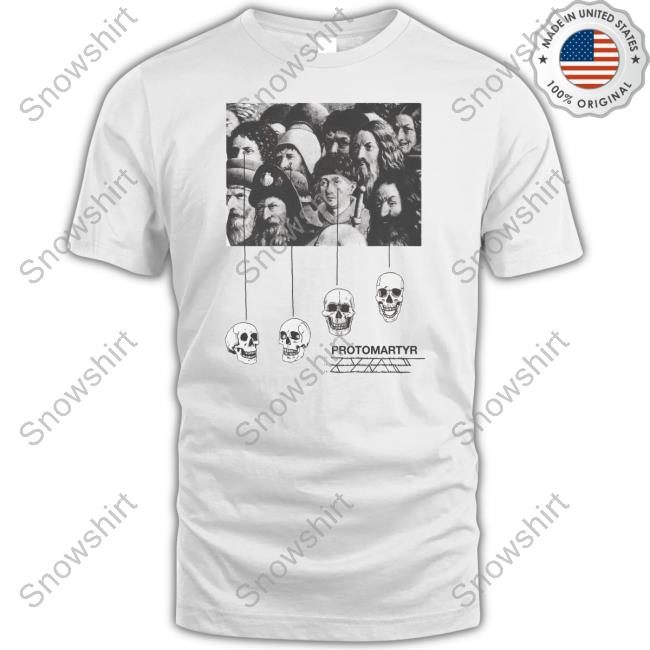 Official Protomartyr Skulls Hoodie