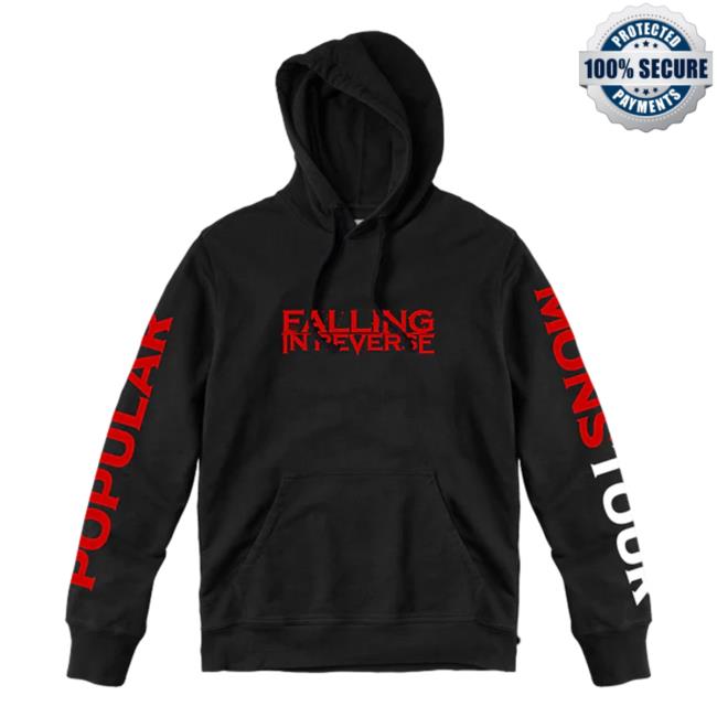 Official Falling In Reverse Popular Mons Tour Lines Hoodies