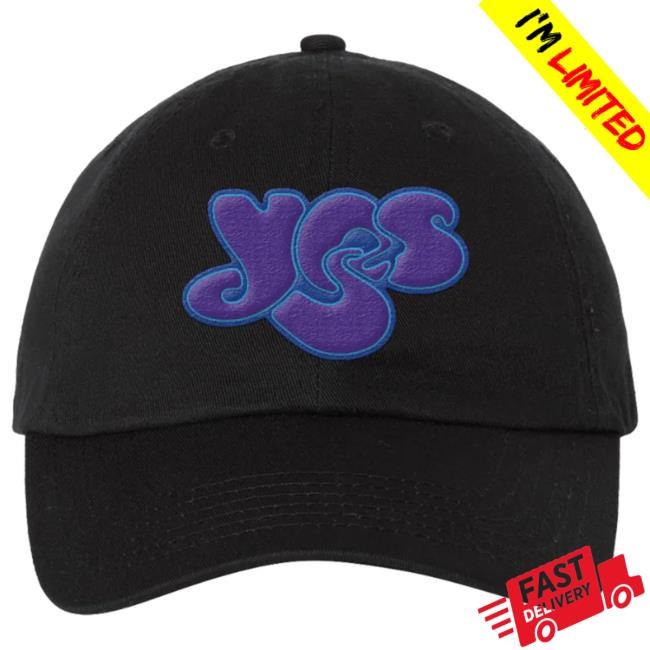 Yes Official Store Purple Logo 2024 Tour Black Cap