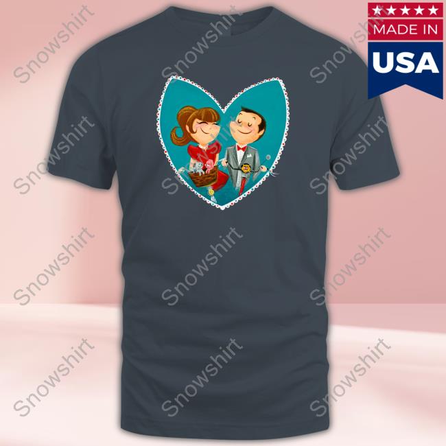 Official Pee Wee Herman Valentines T Shirt