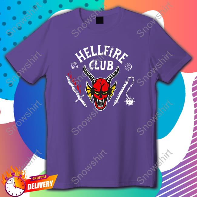 Official Stranger Things 4 Hellfire Club T-Shirt Official Stranger Things 4 Hellfire Club Sweatshirt