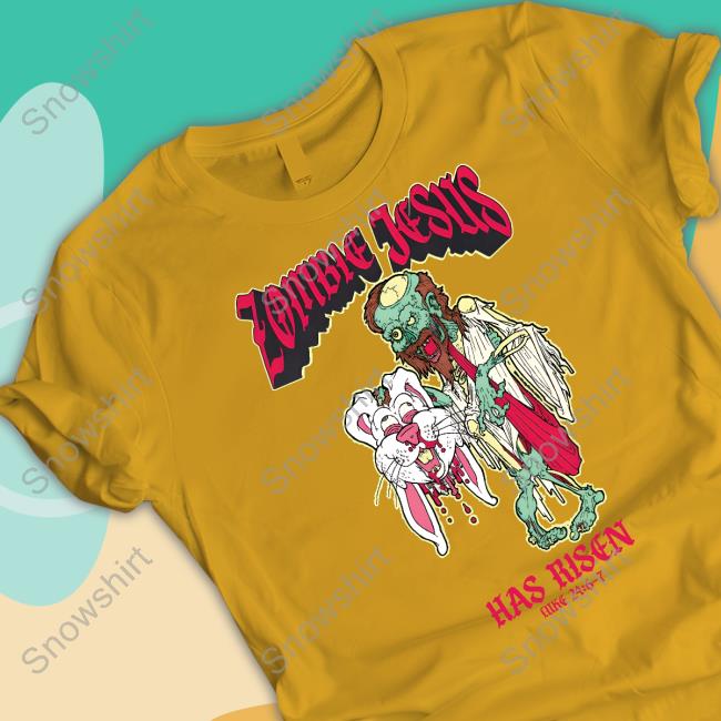 Shaggy Original Zombie Jesus T-Shirts Psychopathic Vault Shop The Shaggy Show Zombie Jesus Has Risen Sweatshirt Insane Clown Posse