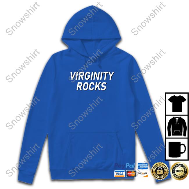 Virginity Rocks Hooded Sweatshirt Danny Duncan Merch Official Virginity Rocks Hooded Sweatshirt