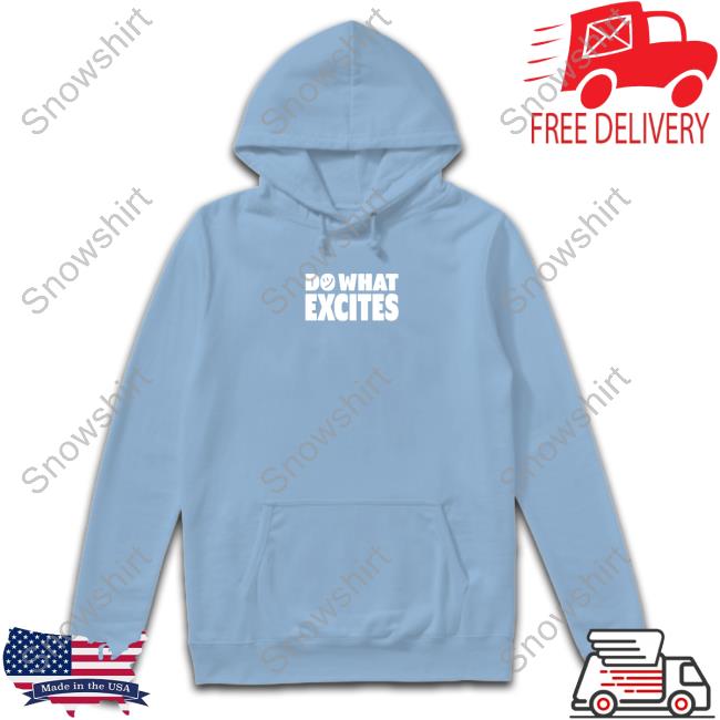 Do What Excites Logo Blue T Shirt