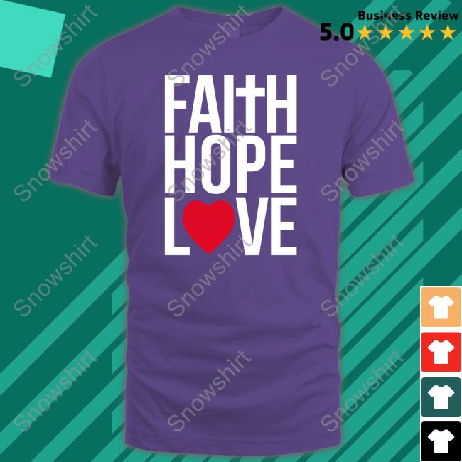 Officer Tatum Faith Hope Love Tank Officer Tatum Merch Faith Hope Love Crewneck Sweatshirt