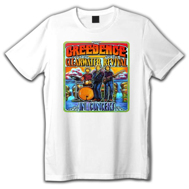 Official Creedence Clearwater Revival In Concert Premium Tee Shirts