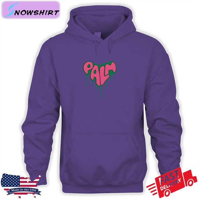 Lee Know Palm Angels Spray Heart Edition Limited T-Shirt Lena Staysday6 Lee Know Palm Angels Spray Heart Classic White TShirts Lena Staysday6