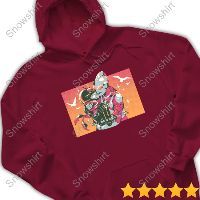 Official Ilustrata Merch Tokusatsu Love Tee Shirt Tokusatsu I Love You T Shirt