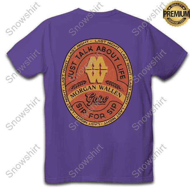 Morgan Wallen Merch Mw Last Night Beer Logo Long Sleeve Tee Mw Last Night Beer Logo Funny Shirt