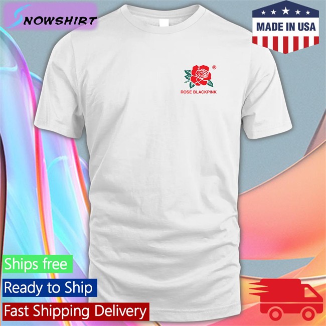 Tepung Beras Putih Rose Blackpink White Long Sleeve Tee