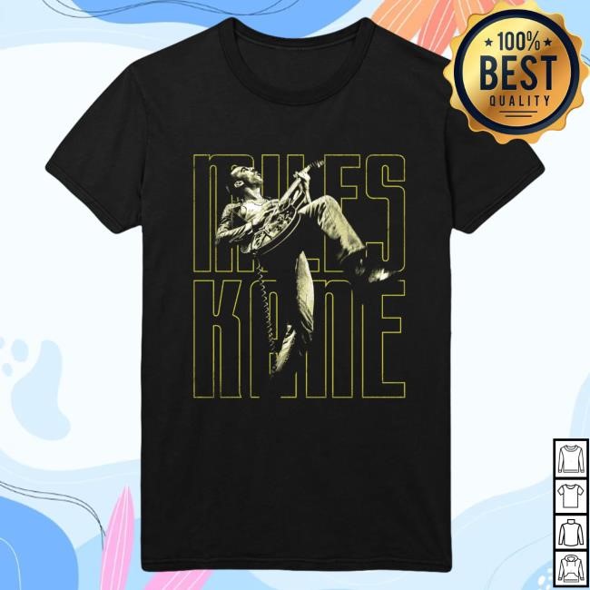 Official Miles Kane Merch Guitar Photo Black Tee Shirt Miles Kane