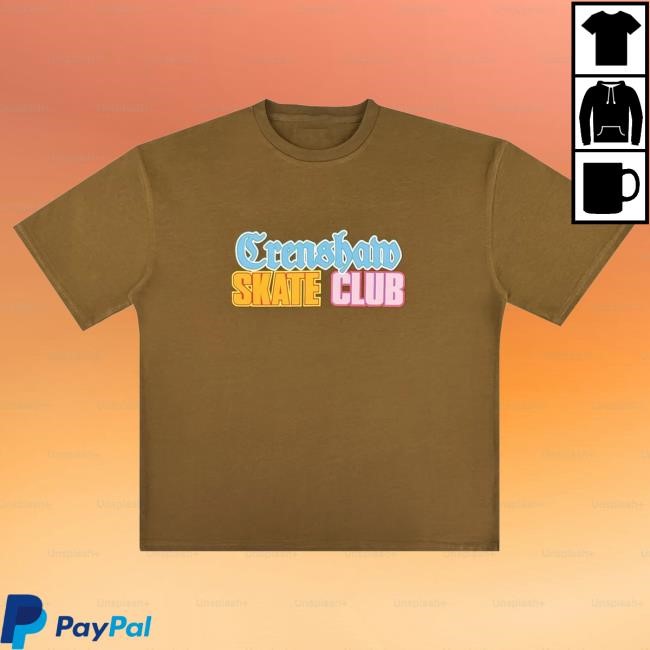 Official Crenshaw Skate Club Underground Logo New Shirt