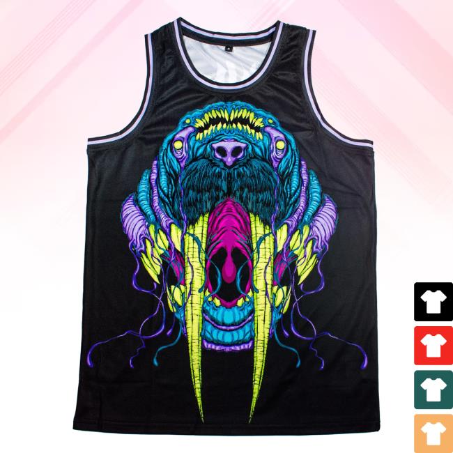 Official Any Means Necessary Clothing Walrus Basketball Jersey Shirts