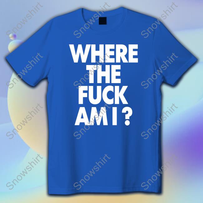 Official Johnny Midnight Biden Where The Fuck Am T Shirt