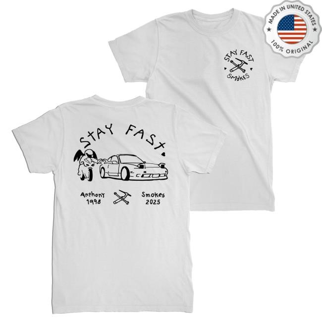 Official PrizzaMike Merch StayFastSmokes Shirts Black/White